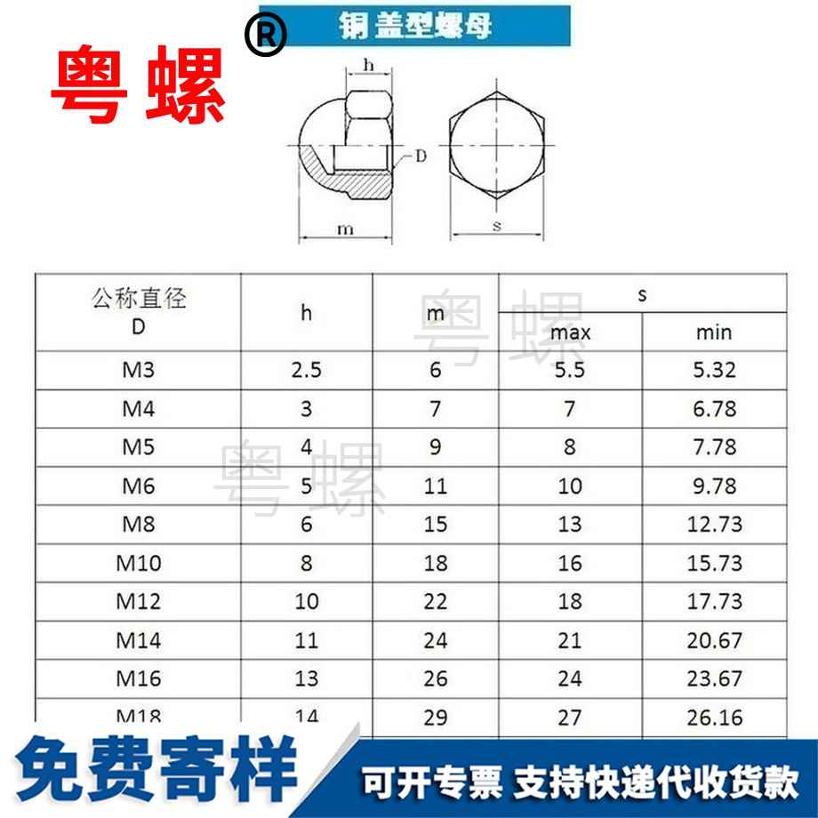 供應(yīng)銅黔東南蓋型螺母