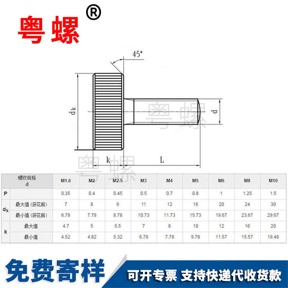 訂制平頭楚雄手擰螺絲