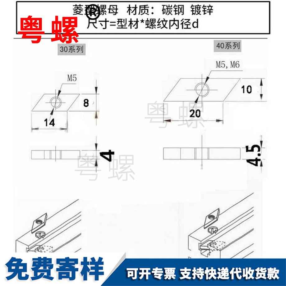 供應(yīng)鍍鋅臨滄菱型螺母