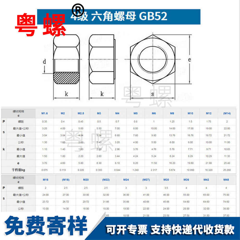 加工鋁秦皇島六角螺母
